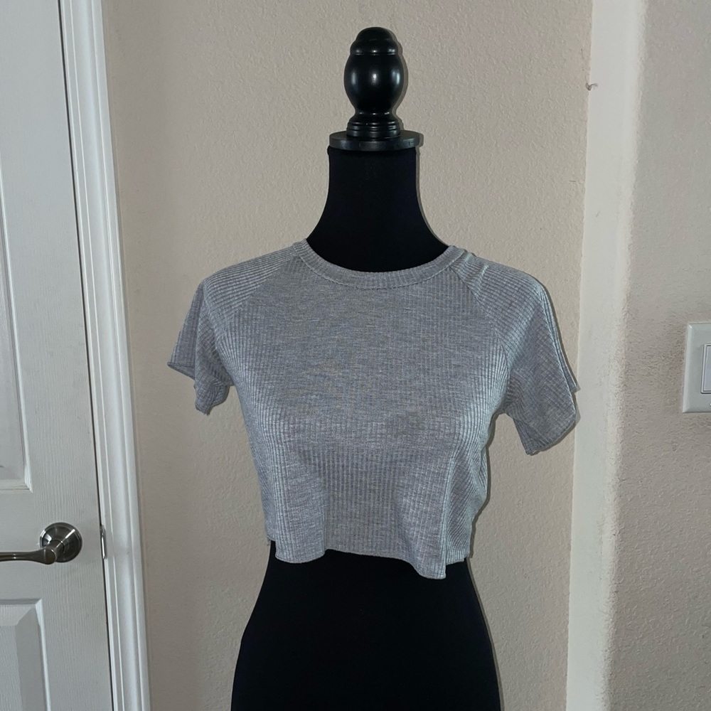 ❤️‍🔥Shein Ribbed Crop Top❤️‍🔥